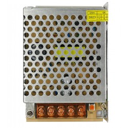 Блок живлення для LED стрічки 12В, 5А, 60Вт, "S-60-12" стабілізований імпульсний адаптер, металевий корпус