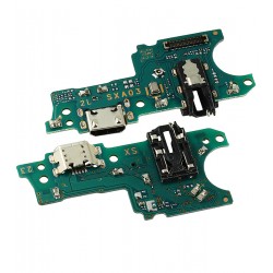 Шлейф для Samsung A035 Galaxy A03, конектора зарядки, конектора гарнітури, з компонентами, China quality, (плата зарядки) Шлейф для Samsung A035 Galaxy A03, конектора зарядки, конектора гарнітури, з компонентами, China quality, (плата зарядки)