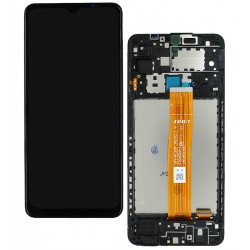Дисплей для Samsung A125F Galaxy A12, чорний, з рамкою, оригінал (переклеєне скло), A125F_REV0.1 FPC6509-1 Дисплей для Samsung A125F Galaxy A12, чорний, з рамкою, оригінал (переклеєне скло), A125F_REV0.1 FPC6509-1