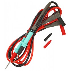 Щупы для мультиметра, 20А, 4мм, силиконовый кабель 20AWG (пара), острые Щупы для мультиметра, 20А, 4мм, силиконовый кабель 20AWG (пара), острые