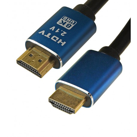 Кабель HDMI в HDMI, 10 метров, 8K version 2.1, силиконовый, черный