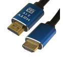 Кабель HDMI в HDMI, 5 метров, 8K version 2.1, силиконовый, черный