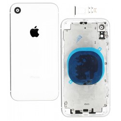 Корпус для iPhone XR, білий, з тримачем SIM-карти, з бічними кнопками Корпус для iPhone XR, білий, з тримачем SIM-карти, з бічними кнопками