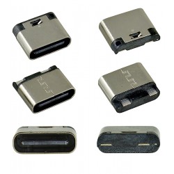 Гніздо USB Type-C 2pin H=6.9mm пряме CN-89 Гніздо USB Type-C 2pin H=6.9mm пряме CN-89
