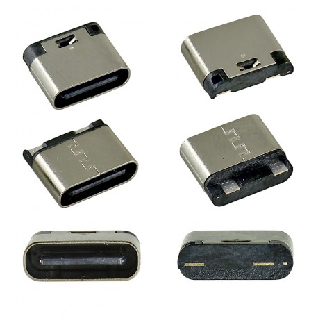 Гнездо USB Type-C 2pin H=6.9mm прямое CN-89