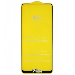 Загартоване захисне скло для Oppo A74 4G, 2.5D, Full Glue, чорне