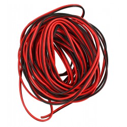 Кабель 20AWG плоский мідний в ПВХ ізоляції. 2х0.5 мм.кв.(21х0.178мм) червоно-чорний. Кабель 20AWG плоский мідний в ПВХ ізоляції. 2х0.5 мм.кв.(21х0.178мм) червоно-чорний.