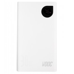 Power Bank Baseus Adaman2 VOOC, 20000mAh, 30 Вт, белый, (PPAD050002)