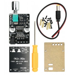 Звуковой усилитель ZK-502L D-класса TDA7498E, 2 x 50W, 5-24V, Bluetooth 5.0 Звуковой усилитель ZK-502L D-класса TDA7498E, 2 x 50W, 5-24V, Bluetooth 5.0