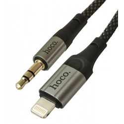 Кабель AUX Hoco UPA26 Lightning, черный Кабель AUX Hoco UPA26 Lightning, черный