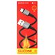 Кабель Type-C - USB, Borofone BX83, 1 м, 3А, силіконовий, чорний