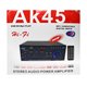 Аудио уситилитель AK45 HiFi 45Wx2 (пиковая), Bluetooth, USB, SD, MIC, радио, аудиоусилитель