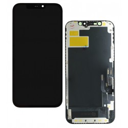 Дисплей для Apple iPhone 12, iPhone 12 Pro, чорний, з рамкою, High Copy, без мікросхеми, з пластиками камери та давача наближення, (OLED), GK OEM hard Дисплей для Apple iPhone 12, iPhone 12 Pro, чорний, з рамкою, High Copy, без мікросхеми, з пластиками камери та давача наближення, (OLED), GK OEM hard