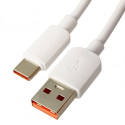 Кабель Type-C - USB, Hoco X96 Force fast charging data, круглий, 1 метр, 100W, білий Кабель Type-C - USB, Hoco X96 Force fast charging data, круглий, 1 метр, 100W, білий