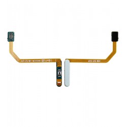 Шлейф для Samsung A156 Galaxy A15, кнопки ввімкнення, сканера відбитка пальця (Touch ID), сріблястий Шлейф для Samsung A156 Galaxy A15, кнопки ввімкнення, сканера відбитка пальця (Touch ID), сріблястий