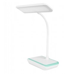Лампа настільна Weidasi WD-6048, гнучка, з акумулятором (2шт 18650), біла