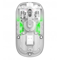 Миша MARVO Wireless Mouse M808W |2.4G/BT5.1, 1000-1600dpi| (transparent)