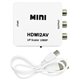 Перехідник конвертер MINI, HDMI в AV (HDMI (IN)- гн.3гн.RCA (OUT))