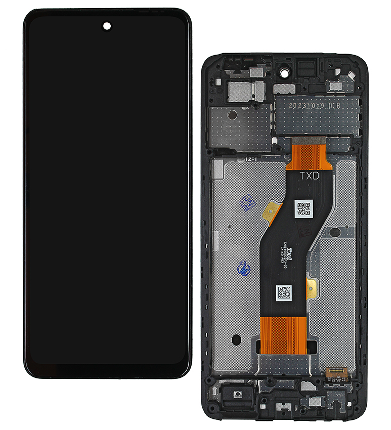 ◁ Дисплей для Infinix Smart 8, X6525, черный, с сенсорным экраном