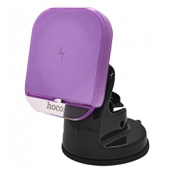 Автотримач з бездротовою зарядкою Hoco HW18, 15W, на консоль, romantic purple Автотримач з бездротовою зарядкою Hoco HW18, 15W, на консоль, romantic purple