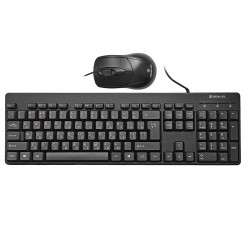 Клавіатура + миша Real-EL Standard 503 Kit, black, USB комплект Клавіатура + миша Real-EL Standard 503 Kit, black, USB комплект