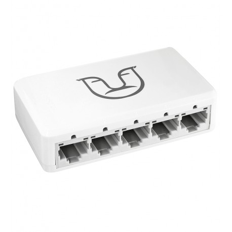 Коммутатор Alfa S105, switch 10/100Mbps, 5 портов, белый