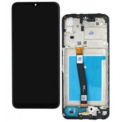 Дисплей для Samsung A226 Galaxy A22 5G, чорний, з рамкою, оригінал (переклеєне скло) Дисплей для Samsung A226 Galaxy A22 5G, чорний, з рамкою, оригінал (переклеєне скло)
