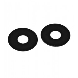 Скло камери для Samsung A055 Galaxy A05, чорне, без рамки, комплект 2 шт.