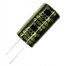 Конденсатор электролитический 4700 uF 63 V, 105°C, d22 h40 (низкий импеданс) LOW ESR Конденсатор электролитический 4700 uF 63 V, 105°C, d22 h40 (низкий импеданс) LOW ESR