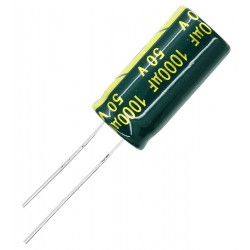 Конденсатор електролітичний 1000 uF 50 V, 105°C, d13 h25, (низький імпеданс) LOW ESR