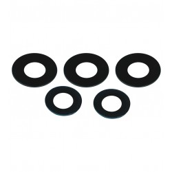 Скло камери для Samsung A135 Galaxy A13, чорне, без рамки, комплект 5 шт.