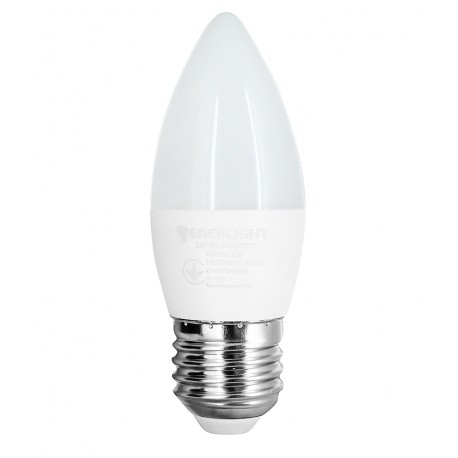 Лампа светодиодная Enerlight LED C37, E27, 7W, 4100K (C37E277SMDNFR)