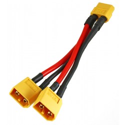 Розгалужувач роз'єму живлення XT60 для під'єднання двох акумуляторів (1 мама - 2 тата)