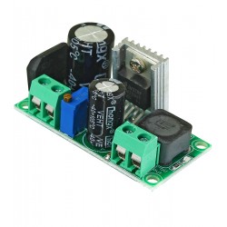 DC/DC Перетворювач напруги понижувальний LM2596T, Vin:5-50V or AC Vin:5-30V, Vout:3.3-33V, 3A max(2.2A nominal) DC/DC Перетворювач напруги понижувальний LM2596T, Vin:5-50V or AC Vin:5-30V, Vout:3.3-33V, 3A max(2.2A nominal)