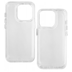 Чехол для Apple iPhone 15 Pro, Space Case 2nd Gen, силиконовый, прозрачный
