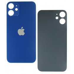 Задня панель корпусу для Apple iPhone 12 Mini, синя, без зняття рамки камери, big hole Задня панель корпусу для Apple iPhone 12 Mini, синя, без зняття рамки камери, big hole
