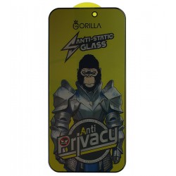 Захисне скло для Apple iPhone 14 Pro Max, iPhone 15 Plus, iPhone 16 Plus, Full Glue, Anti-Static Privacy, 0.3 мм, чорне Захисне скло для Apple iPhone 14 Pro Max, iPhone 15 Plus, iPhone 16 Plus, Full Glue, Anti-Static Privacy, 0.3 мм, чорне