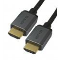 Кабель HDMI в HDMI, Hoco US03. 2 метра, 4K HD в сетчатой оплетке, Ver 2.0, черный