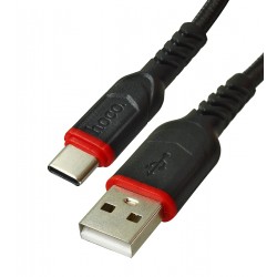 Кабель Type-C - USB, Hoco X59, в тканевой оплетке, 2 метр, 3А, черный Кабель Type-C - USB, Hoco X59, в тканевой оплетке, 2 метр, 3А, черный