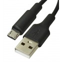 Кабель Micro-USB - USB, Hoco X25, 1 метр, 2А, чорний