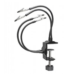 Тримач для плат 4 затискачі крокодила на струбцині