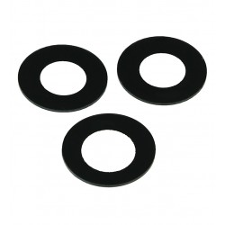 Скло камери для Samsung A057 Galaxy A05s, чорне, без рамки, комплект 3 шт.