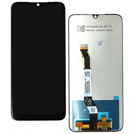 Дисплей для Xiaomi Redmi Note 8, черный, без логотипа, без рамки, China quality, M1908C3JH, M1908C3JG, M1908C3JI