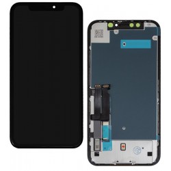 Дисплей для Apple iPhone XR, черный, с рамкой, копия, (TFT), GX Дисплей для Apple iPhone XR, черный, с рамкой, копия, (TFT), GX