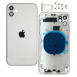 Корпус для iPhone 11, білий, з тримачем SIM-карти, з бічними кнопками Корпус для iPhone 11, білий, з тримачем SIM-карти, з бічними кнопками