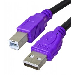 Кабель USB-B - USB2.0, 1.5 м, A-папа/B-папа, для принтерів Кабель USB-B - USB2.0, 1.5 м, A-папа/B-папа, для принтерів