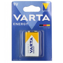 Батарейка VARTA Energy 6LR61 Alkaline, лужна, крона, 1 штука Батарейка VARTA Energy 6LR61 Alkaline, лужна, крона, 1 штука
