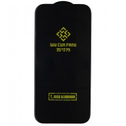 Защитное стекло для Apple iPhone 15 Pro, High Aluminum, черное