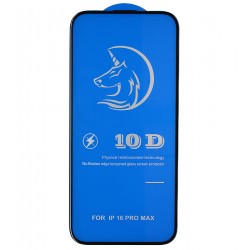 Захисне скло для Apple iPhone 16 Pro Max, 3D, Titanium, чорне