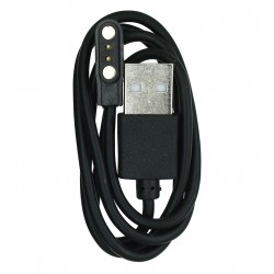 Кабель зарядки для смарт годинника універсальний, магнітний, 2 pin, 2.5 x 9 мм, чорний Кабель зарядки для смарт годинника універсальний, магнітний, 2 pin, 2.5 x 9 мм, чорний